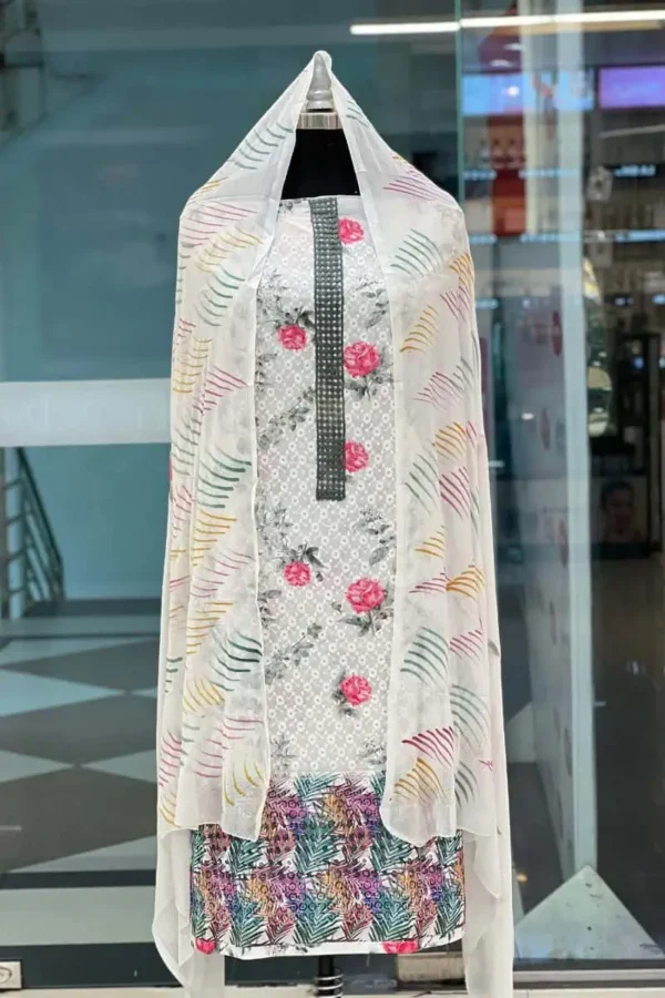 cotton boutique embroidered shalwar suit