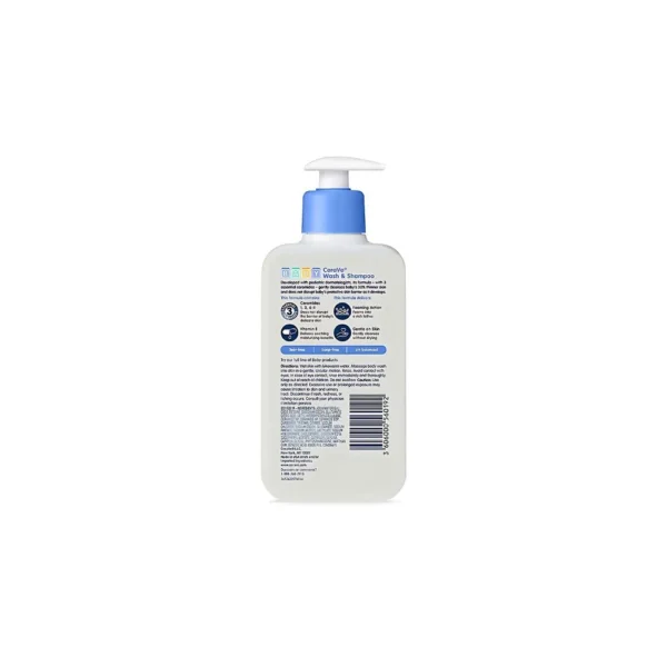 cerave baby wash & shampoo – 237ml