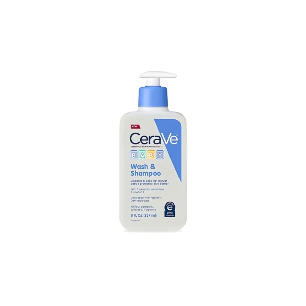 cerave baby wash & shampoo – 237ml