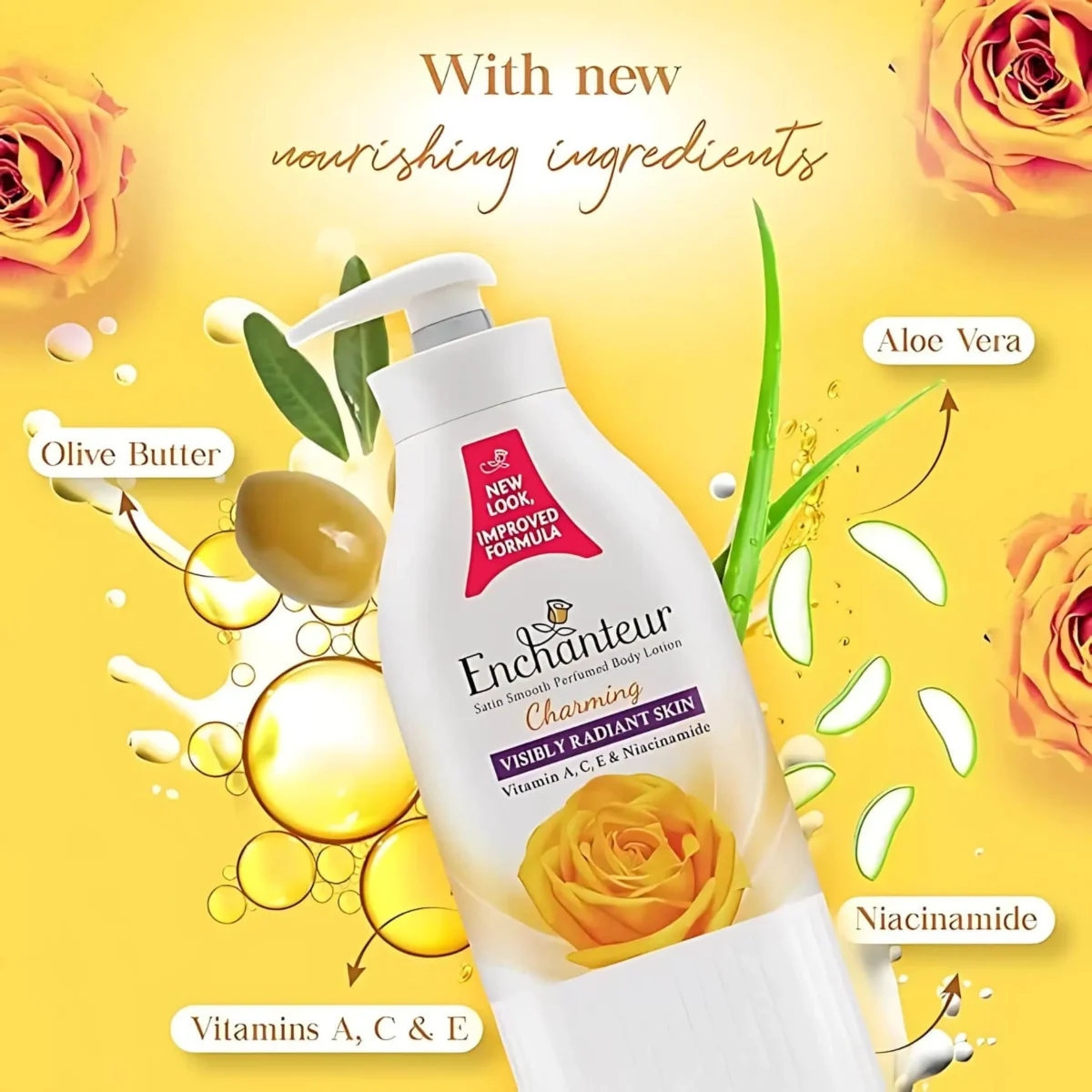 enchanteur charming perfumed body lotion 500ml