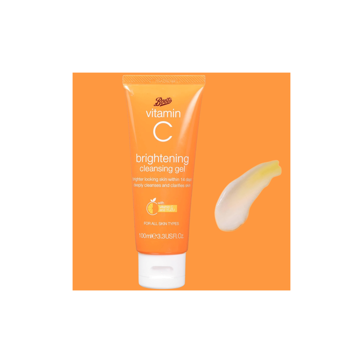 boots vitamin c brightening cleansing gel 100ml